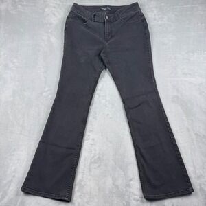 Riders by Lee You Are Beautiful Mid Rise Boot Cut Black Jeans Women's Size L